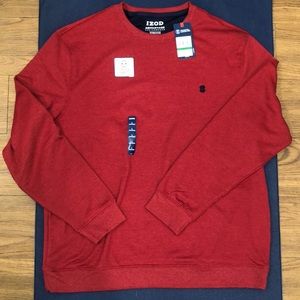 NWT Red Izod Advantage Long-Sleeve Sweater